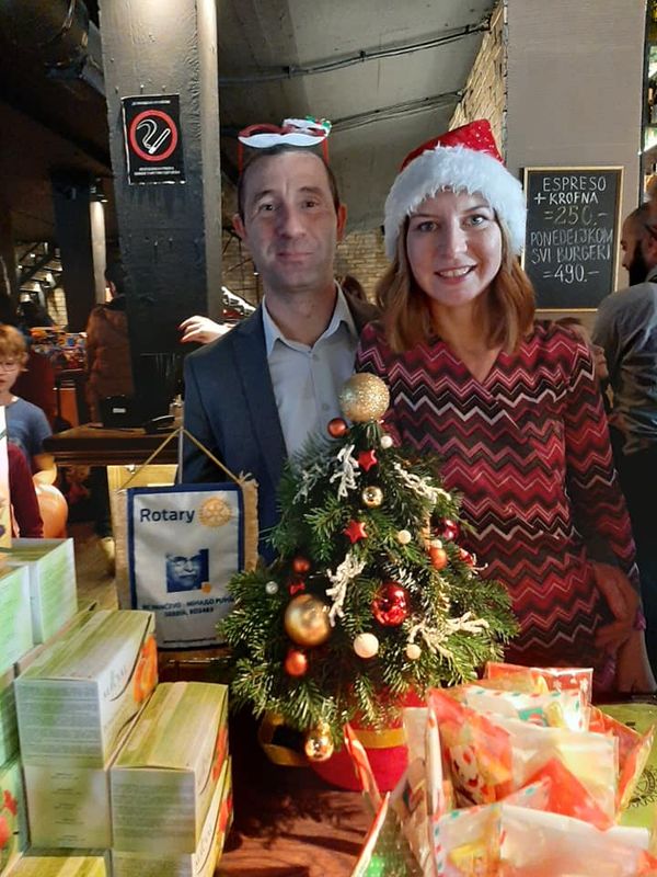 Christmas Market - Rotary Club Pančevo Mihajlo Pupin is with Belgrade…