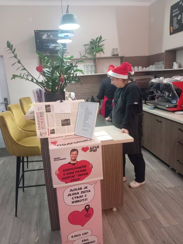 Humanitarna akcija „Kafica sa Deda Mrazom“