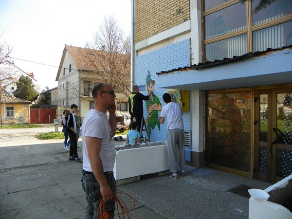 Akcija RC „Pančevo, Mihajlo Pupin„ - uređenje vrtića „Bubamara„ 27.04.2014